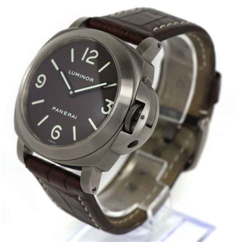 titanium panerai luminor pam00055|PAM00055 Luminor Base .